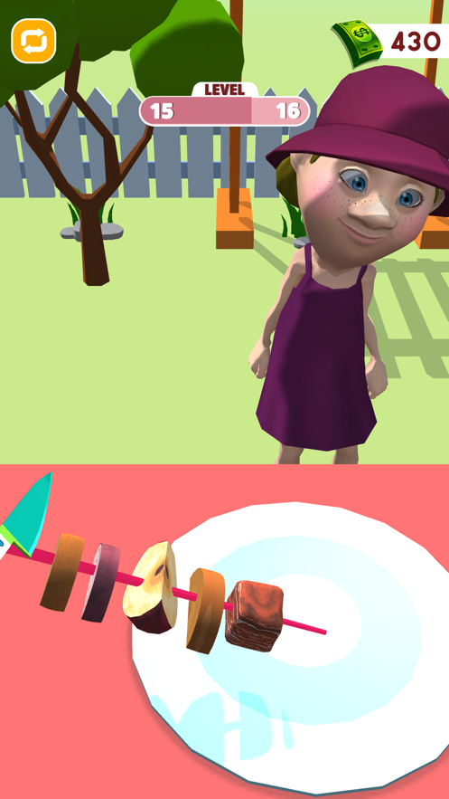 烤串制作3D1