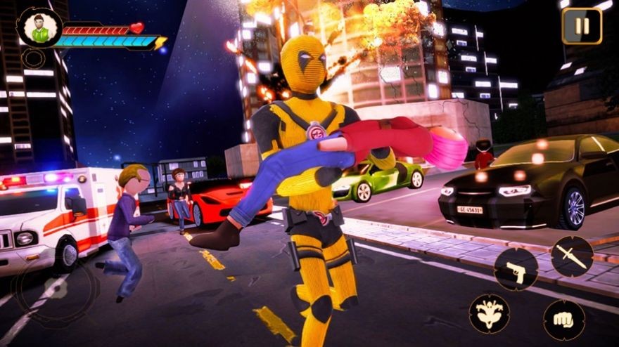 火柴人双剑死的英雄1