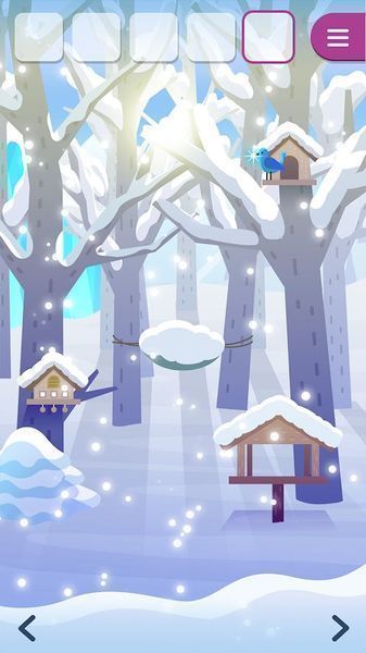 动物们与下雪的岛3