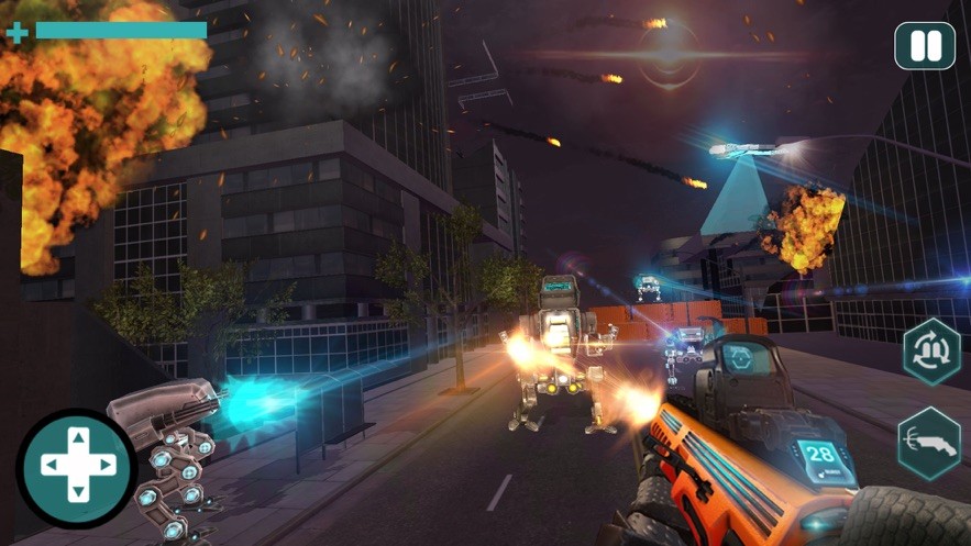 史诗般的科幻战争机器人0