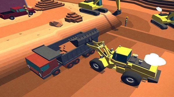 挖掘机施工建设模拟1