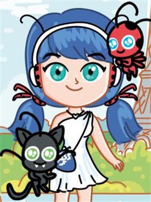 娃娃装扮化妆3