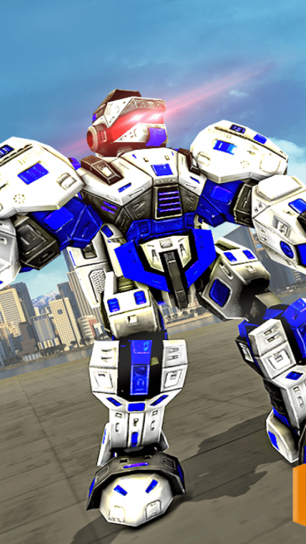 警车变形机器人2