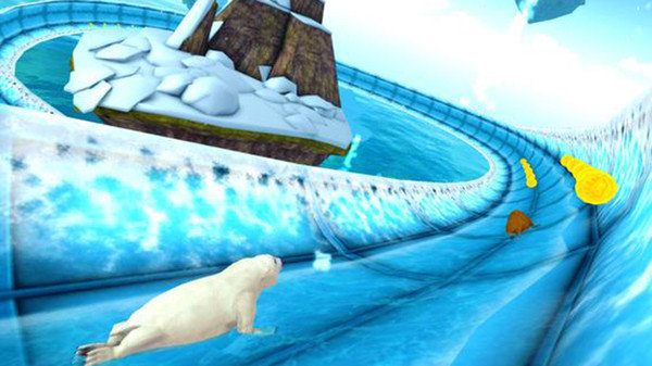 北极动物冻水滑块1