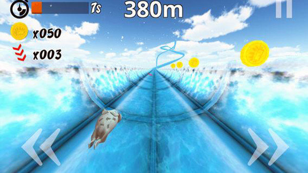 北极动物冻水滑块3