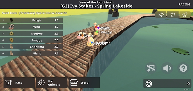 可爱动物赛跑比赛20213