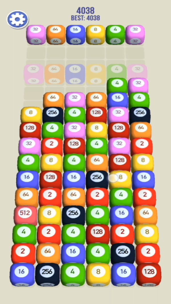 2048拼图3D4