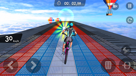 BMX自行车不可能的坡道3
