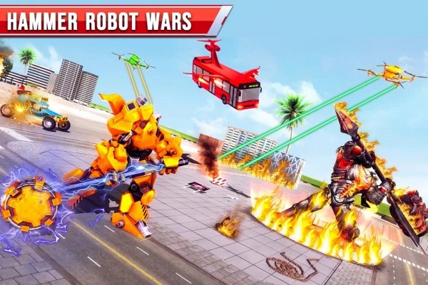 飞行巴士机器人车3