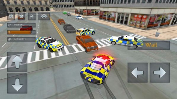 逼真的警车驾驶1