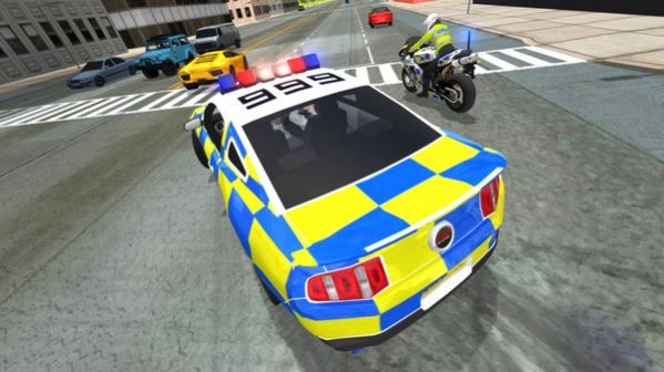 逼真的警车驾驶3