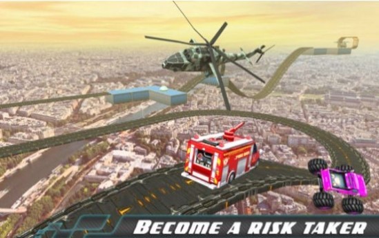 坡道特技赛车大师1