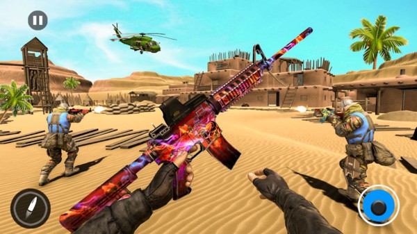 真正的枪战射击0