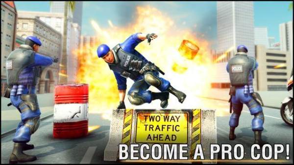 反恐警察罢工射击1