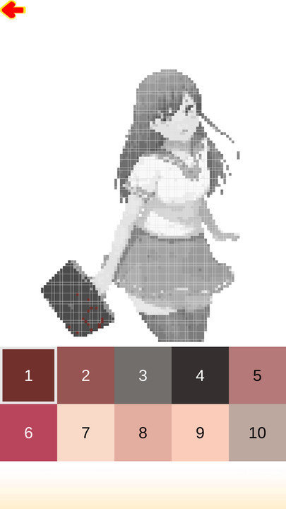 美少女涂色1