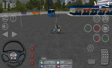 印尼巴士模拟器自行车模组