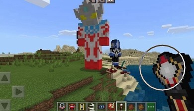 我的世界兰斯威乐市和新生代奥特曼模组2