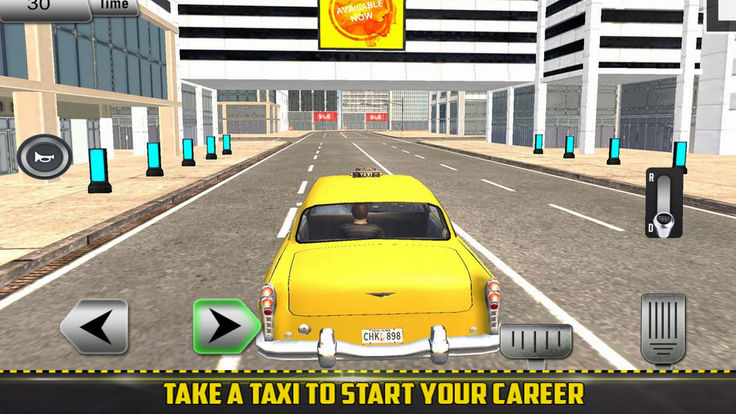 Taxi Customer Driving SIM