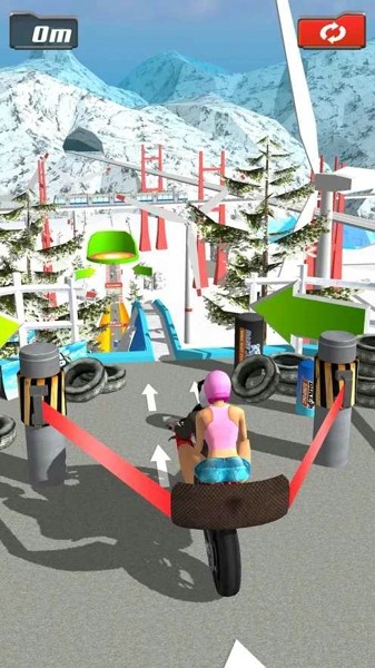 斜坡自行车跳跃1