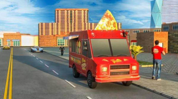 摩托披萨送货员0