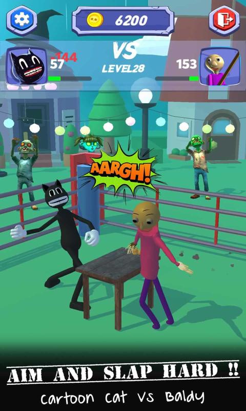 卡通猫掌掴冠军3D0