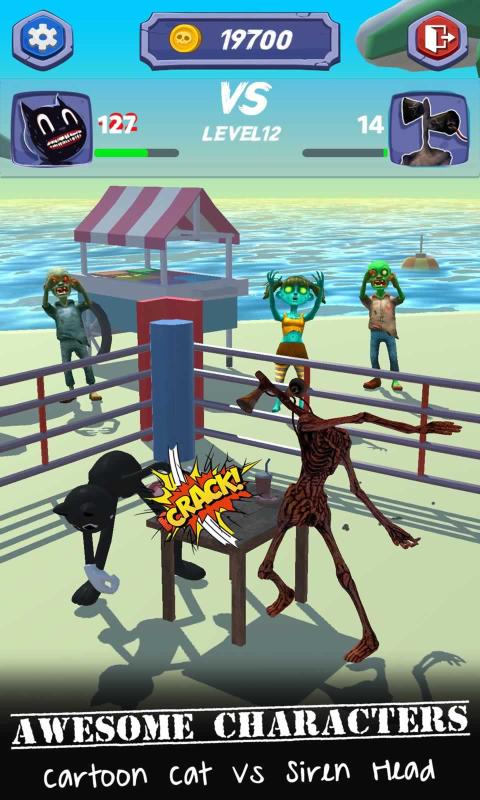 卡通猫掌掴冠军3D3