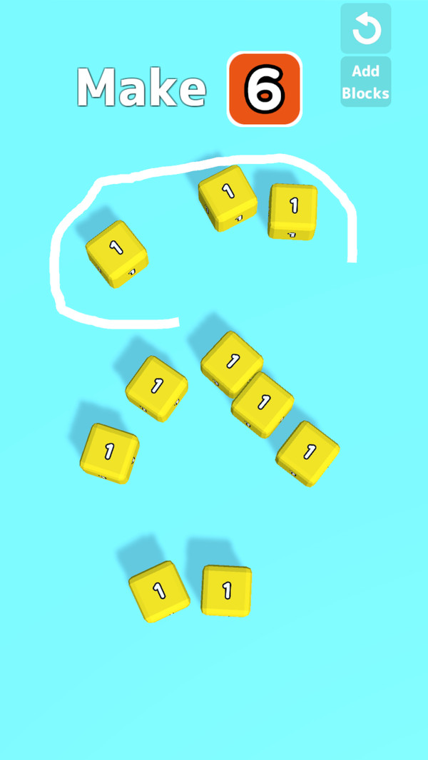 包围数字1