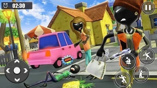 黑帮火柴人绳索英雄1