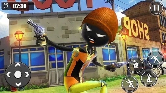 黑帮火柴人绳索英雄3