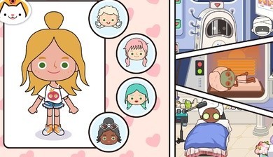 米加小镇更新学校和商店0