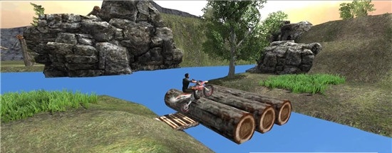 摩托车斜坡特技1