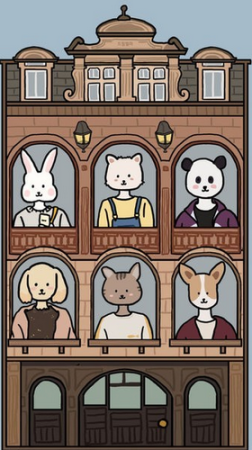 海滩小镇咖啡馆2