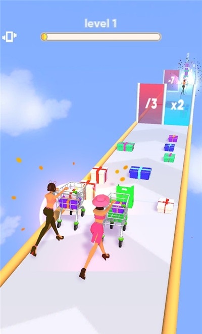 姐推购物车最稳2