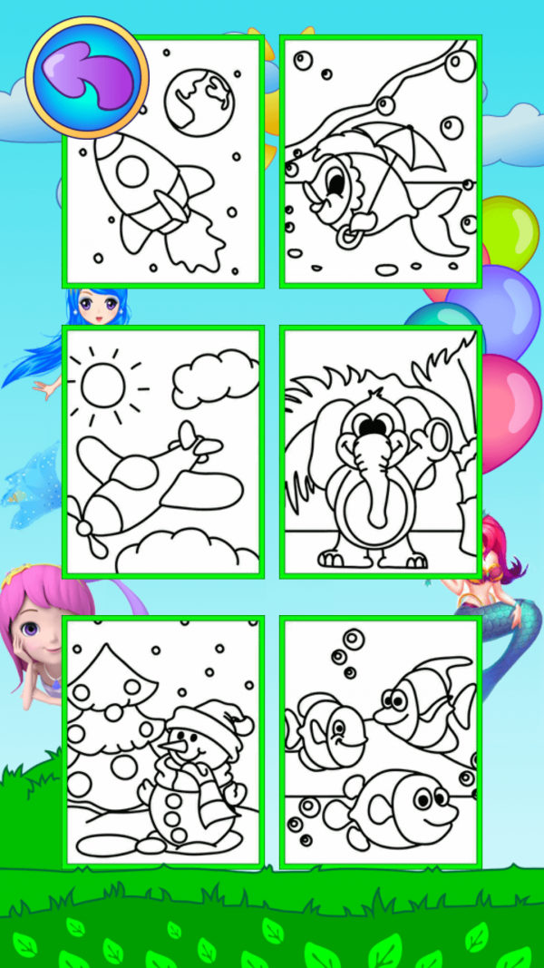 人鱼公主爱画画3