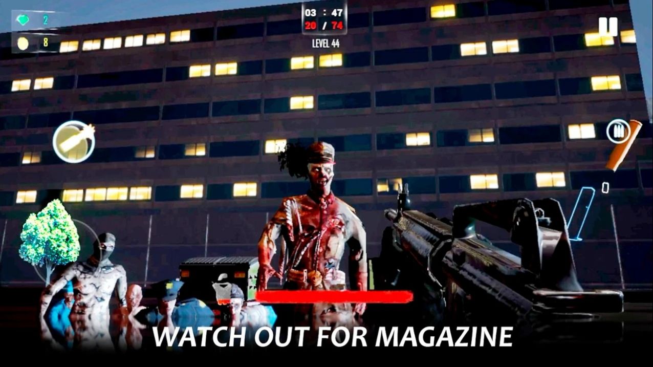 杀死僵尸生存射击1