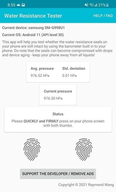 Water Resistance Tester1