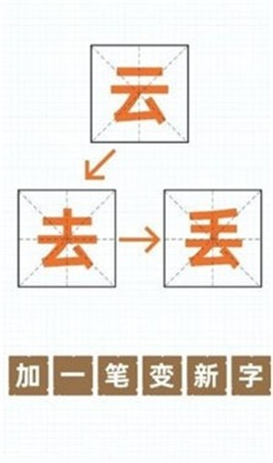 百加一笔变新字1