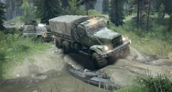 旋转轮胎泥泞奔驰拉棺材2