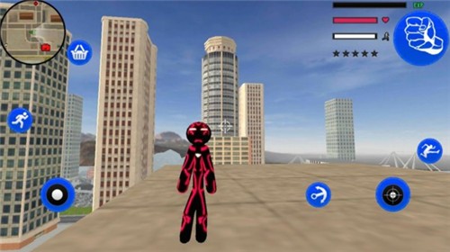 火柴人绳索红蜘蛛侠无限金币版1