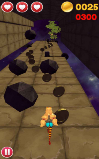 貂蝉跑跑跑飞离三国梦游戏