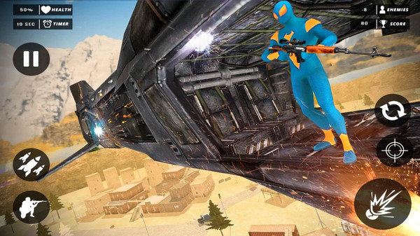 绳索英雄城市对狙2