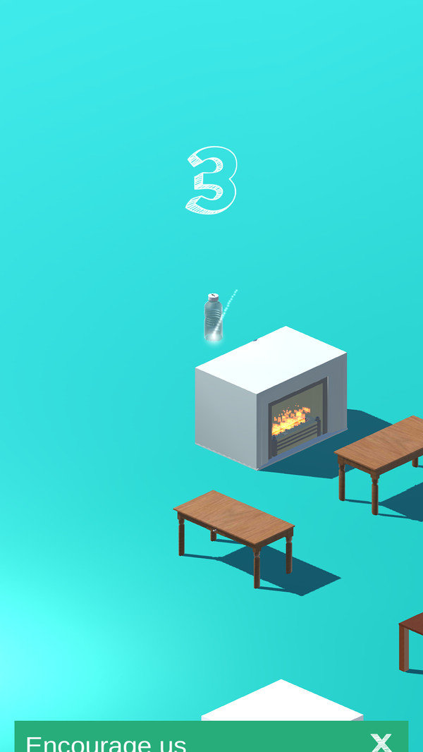 跳一跳翻转水瓶2