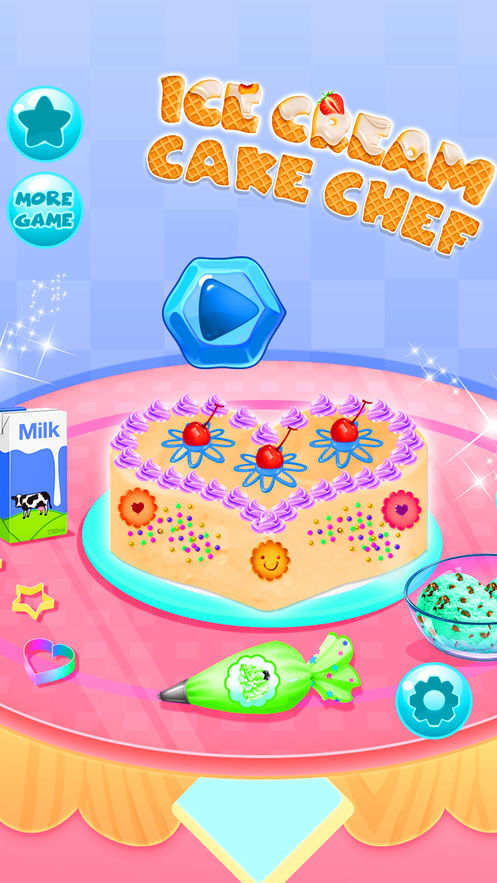 冰蛋糕冷甜面包店0