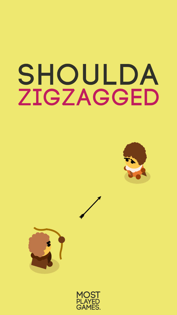 应该呈之字形移动2