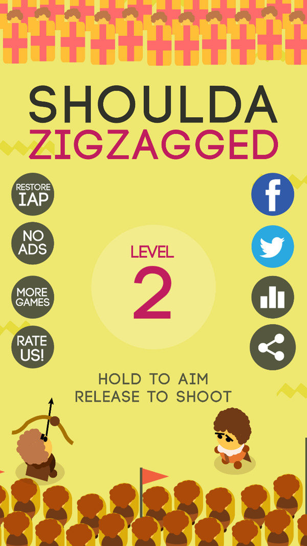 应该呈之字形移动3