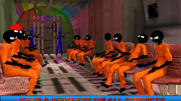 斯蒂克曼囚犯运输警察飞机3