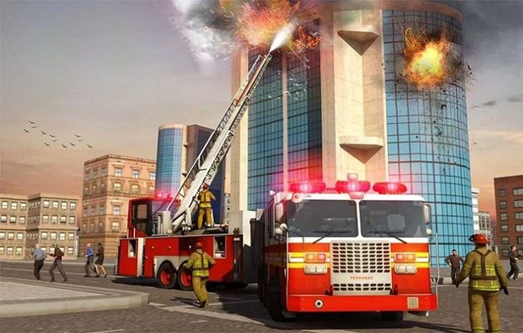 模拟驾驶消防车1