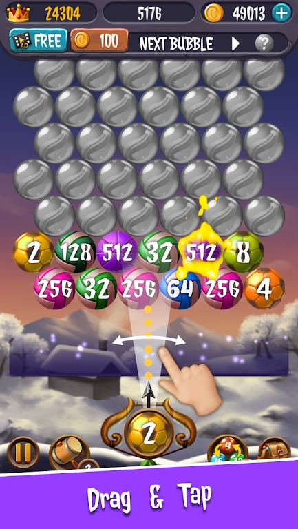 射击数字泡泡1