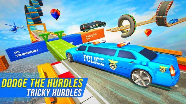 美国警察豪华轿车坡道特技1