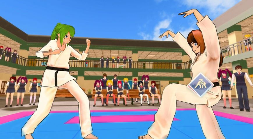 动漫学校夏天运动的天0